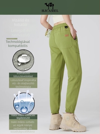 Unisex munkás nadrág túrázáshoz és kempingezéshez, poliészter, szélálló, tavasz–ősz