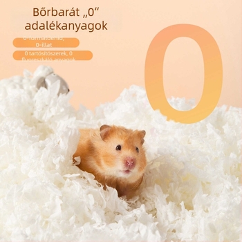  Hörcsög alom papír-pamutból, alacsony porzású faforgács, téli melegítés, dekoratív élőhely