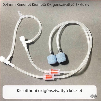 Oxigénpumpa kiegészítő – buborékkő, háromutas osztó és szabályozó