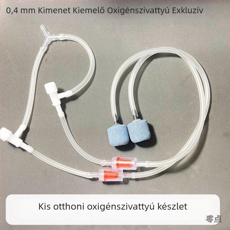 Oxigénpumpa kiegészítő – buborékkő, háromutas osztó és szabályozó
