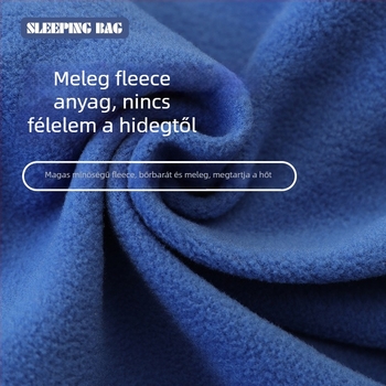 Hálózsák bélés, négy évszakos, fleece anyag, polár töltet, boríték-stílus, 600 g