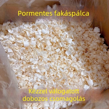 Fűrészpor alom kisállatok számára; pormentes, nedvszívó, egész éves használatra