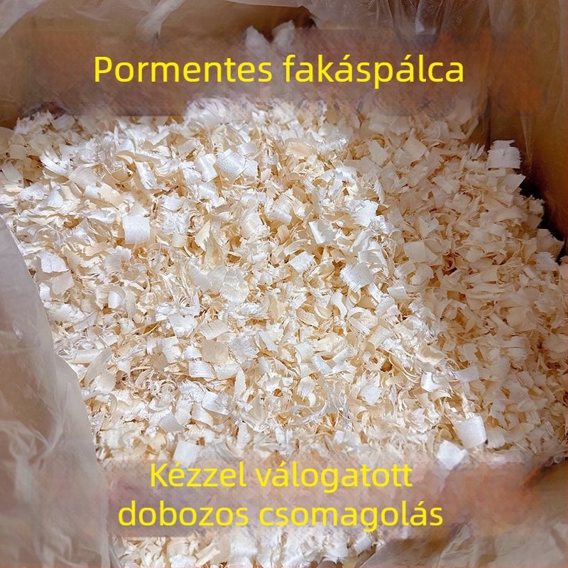 Fűrészpor alom kisállatok számára; pormentes, nedvszívó, egész éves használatra