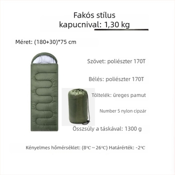 Mengtong hálózsák - Space Cotton töltet, poliészter anyag, poliészter bélés, 1300 g