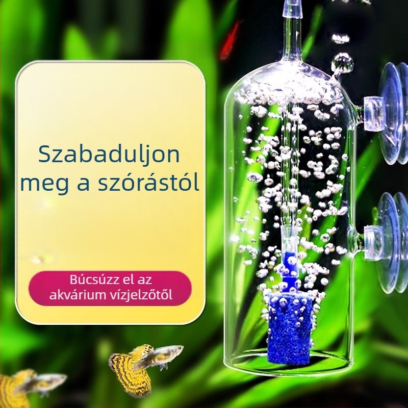 Akvarisztikus oxigénpumpa és difuzor üvegfedővel — Hálózati csatlakozású, Márka: Other, Import: Nem