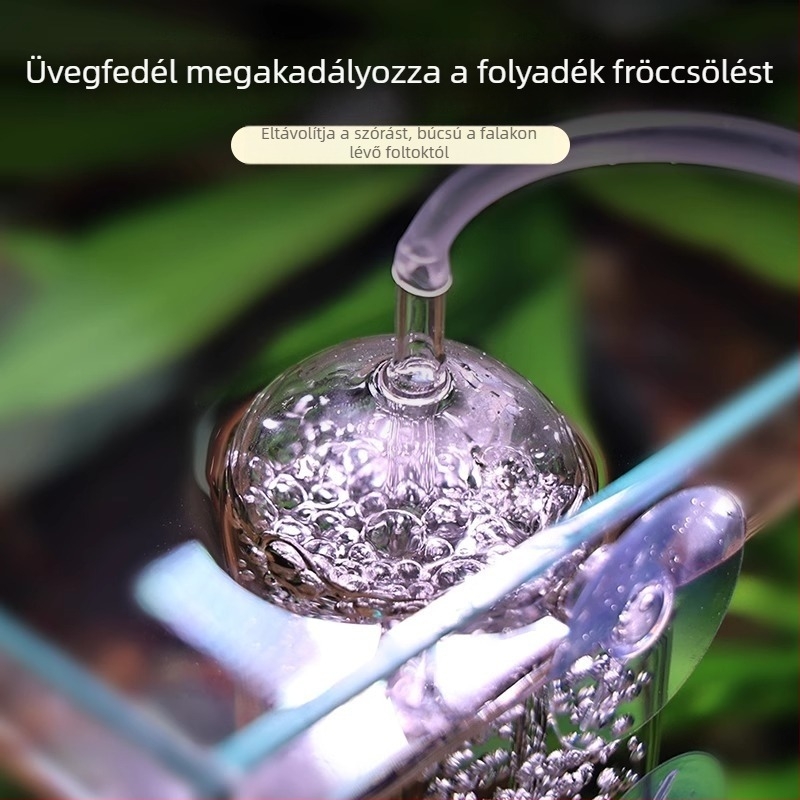 Akvarisztikus oxigénpumpa és difuzor üvegfedővel — Hálózati csatlakozású, Márka: Other, Import: Nem