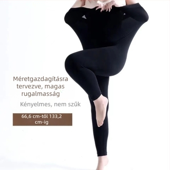 Modal leggings, magas derék, 3/4 hossz, csíkos/kockás minta, magas rugalmasság