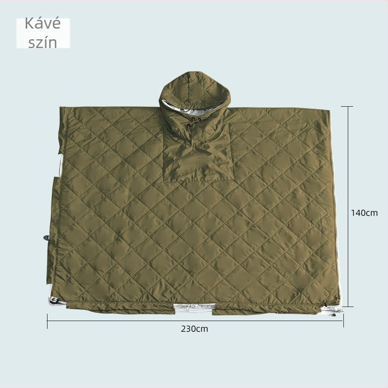 Hordozható alvózsák kabát kültéri kempingezéshez, felnőtt, bélés shaping cotton, anyag Chunya spinning, boríték típusú felépítés, 1,2 kg, márka Wild Wolf E