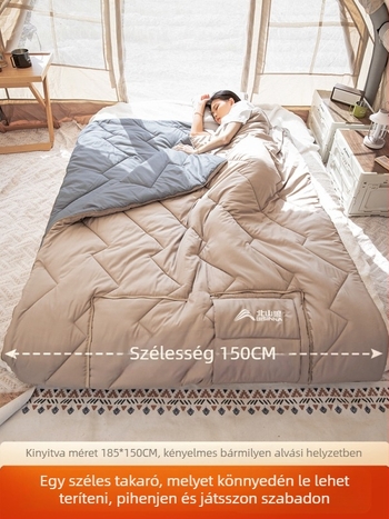 Bswolf felnőtt hálózsák, szintetikus töltet, boríték-stílusú, 1,1–1,3 kg, hordozható