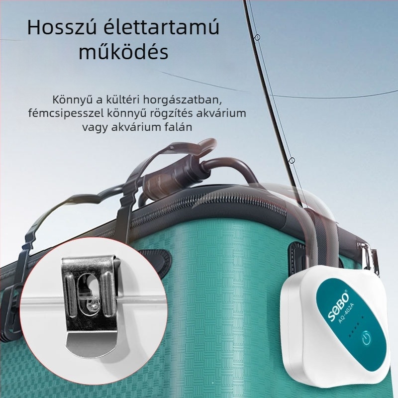 Oxigénpumpa Songbao AQ-401, AC tápegység, súly 500