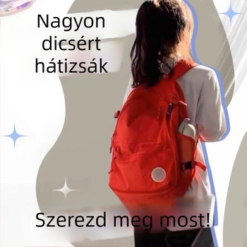 Uniszex vászon hátizsák mindennapi használatra, szabadidős utazási stílus, egyszerű minta