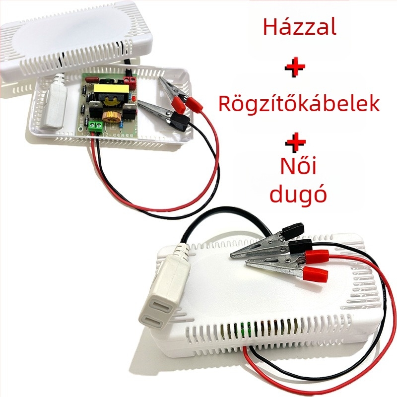 DC-AC Akkumulátor inverter 12V-ot 220V-ra, 120W, kapcsolóüzemű tápegység kültéri vészvilágításhoz