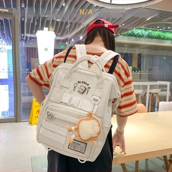 Főiskolai stílusú hátizsák, kapacitás 20-35L, hely a laptopnak, nylon külső, lélegző kialakítás, légpárnás vállpántok