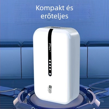 Akvaris oxigénszivattyú Li-ion akkumulátorral, újratölthető, csendes működés, beltéri és kültéri használatra, 0,5 kg