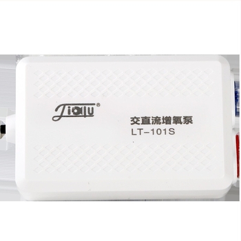 Jialu LT sorozatú csendes akváriumi oxigénpumpa, USB töltésű, AC/DC tápegységgel