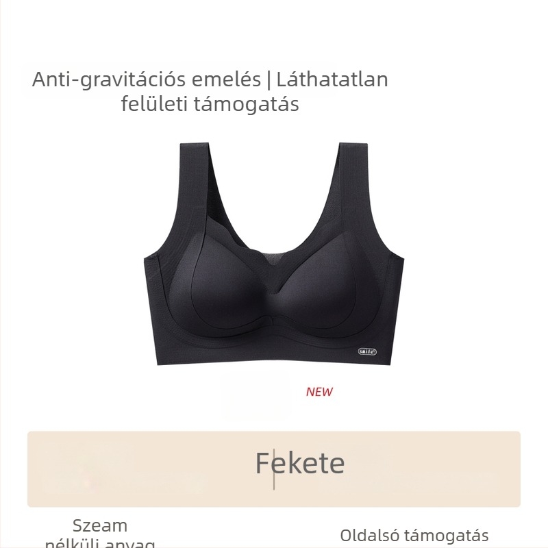 Push-Up melltartó, lélegző, teljes kosár, közepes formázott kosár, rögzített dupla pánt