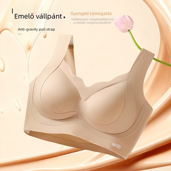 Sima melltartó, teljesen rögzített kosarakkal, felfelé tartó támogatás, hátul nyitott stílus, nylon/poliamid