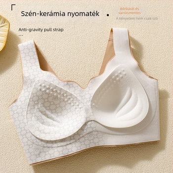 Sima melltartó, teljesen rögzített kosarakkal, felfelé tartó támogatás, hátul nyitott stílus, nylon/poliamid