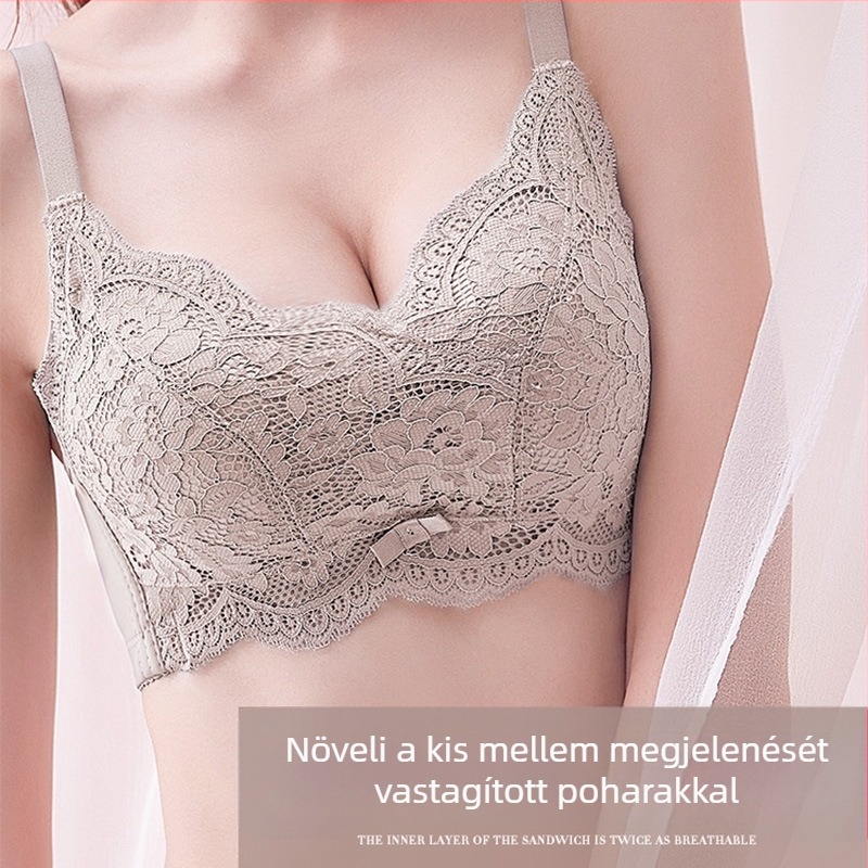 Puhán, merevítő nélküli melltartó kis mellekhez, formáz és liftet ad, vastag elülső panel a sima vonalért, állítható vállpántok, légáteresztő anyag.