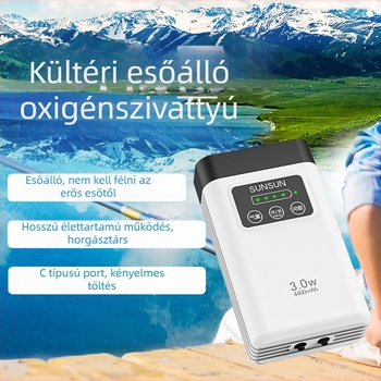 CP Series kettős használatú levegőpumpa akváriumhoz és kültéri horgászathoz, nagy kapacitású, szabályozható levegőáram