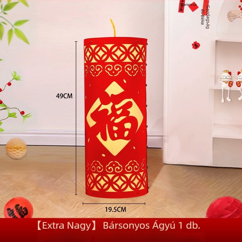 Hamis tűzijátékcső rekvizit helyszíni dekorációhoz, anyag: acél, stílus: animáció