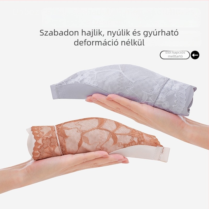 Push-Up melltartó elöl hook-zárással, állítható, ultra vékony, teljes kosár