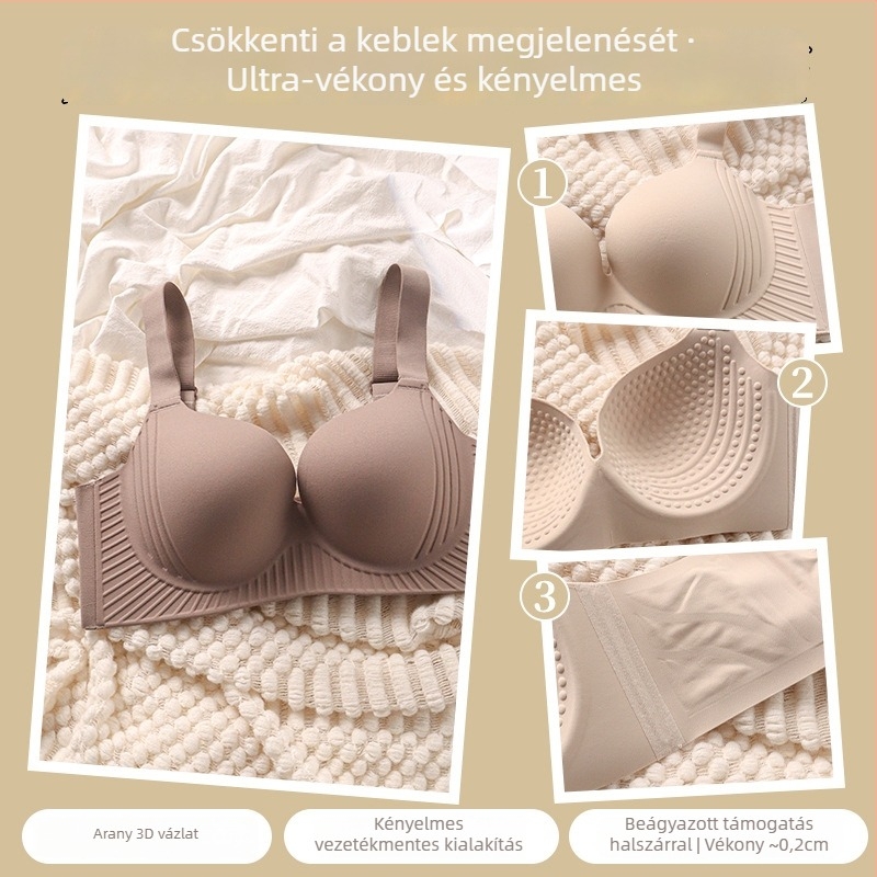 Corset-stílusú melltartó teljes kosárral, vékony formázott nylonkosár, fixált dupla vállpántok, hátul négy sor kapoccsal.