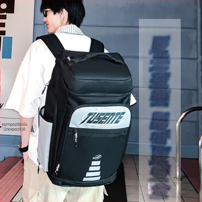 Uniszex városi minimalistás hátizsák, 20–35L, vízálló, Oxford anyag, 15 colos laptop elfér