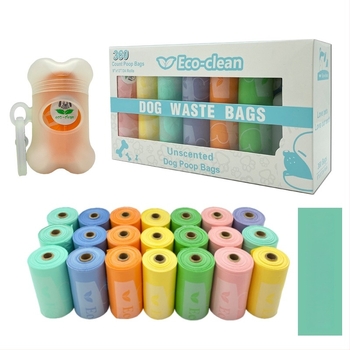 Biodegrádálható gördülő kutyaürülék-tasakok – vastagított, Eco-clean