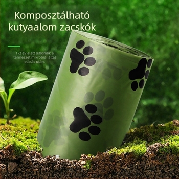 Bei Mu Ge vastagított, tekercses kutyapisziszsák, PE anyag