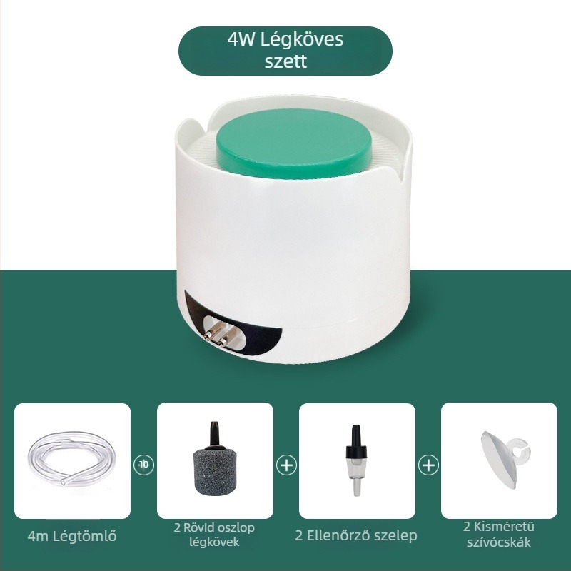 Akvaris oxigénpumpa - rendkívül csendes, hálószoba osztályú, Aquawings, 600/720/950 g, Nem importált