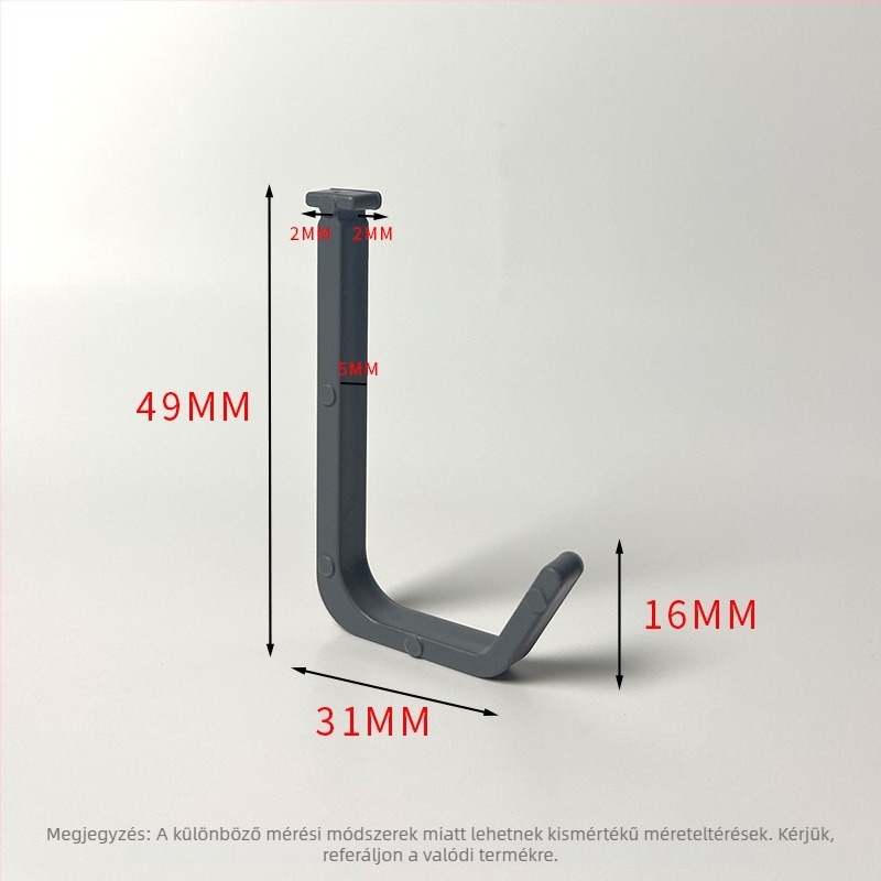 Műanyag kártyaakasztó – polírozott felület, minimalist stílus, furat nélküli telepítés. Anyag: műanyag; Márka: Gies; Termékkód: New plastic card hook