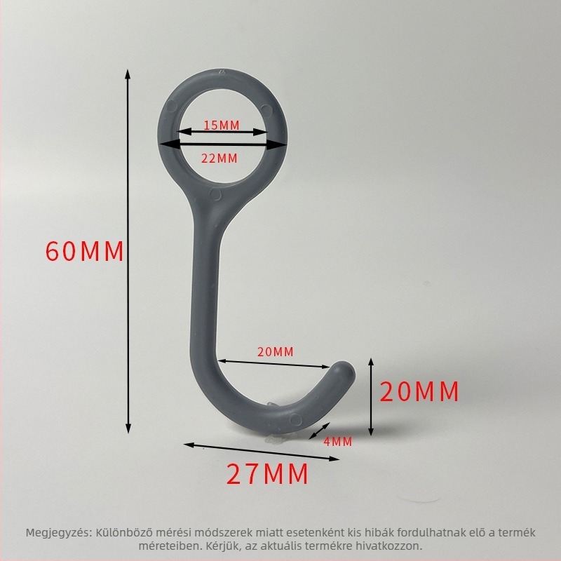 Műanyag kártyaakasztó – polírozott felület, minimalist stílus, furat nélküli telepítés. Anyag: műanyag; Márka: Gies; Termékkód: New plastic card hook