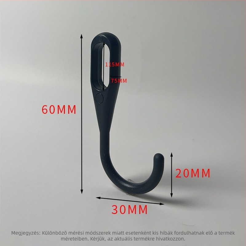 Műanyag kártyaakasztó – polírozott felület, minimalist stílus, furat nélküli telepítés. Anyag: műanyag; Márka: Gies; Termékkód: New plastic card hook
