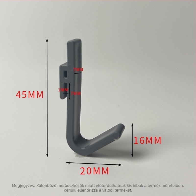 Műanyag kártyaakasztó – polírozott felület, minimalist stílus, furat nélküli telepítés. Anyag: műanyag; Márka: Gies; Termékkód: New plastic card hook