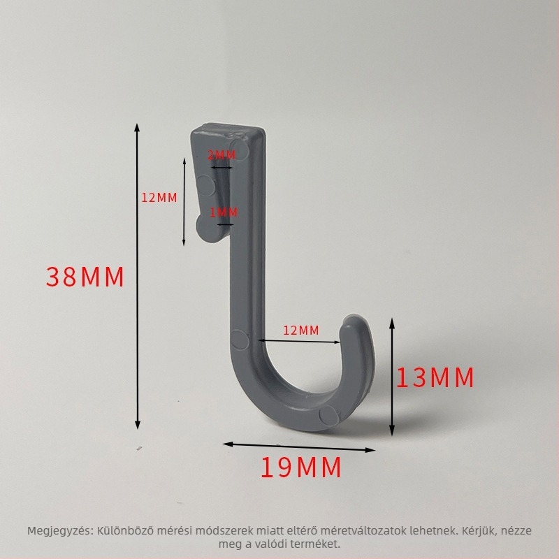 Műanyag kártyaakasztó – polírozott felület, minimalist stílus, furat nélküli telepítés. Anyag: műanyag; Márka: Gies; Termékkód: New plastic card hook