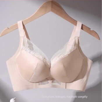 Drót nélküli női push-up melltartó, 3/4 kosár, vastag formázott kosár, állítható pántok, pamut bélés, anyag nylon/poliamid