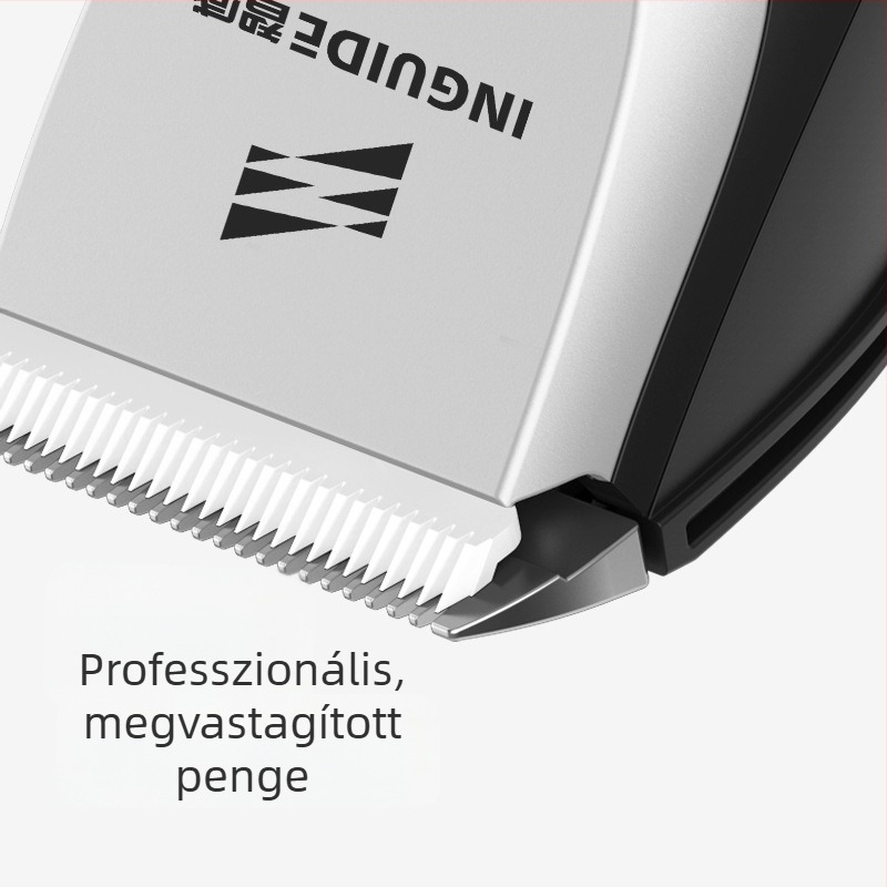 Vezeték nélküli hajvágó — beépített akkumulátor, kerámia vágófej, kefés motor, vízálló, teljesen mosható