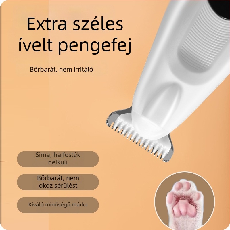 Elektronikus kisállat szőrnyíró kutyáknak és macskáknak, műanyag test, márka nélküli, nem importált