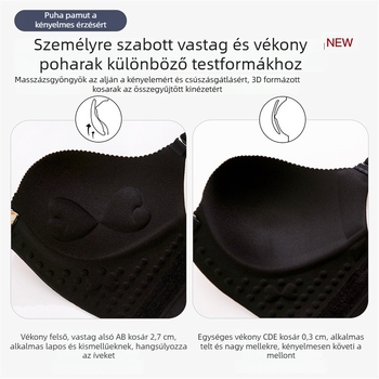 Leopárdmintás melltartó előre záródó, push-up, 3/4 kosár, vékony formázott kosár, lélegző anyagú nylon-spandex