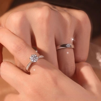 Nyitott párgyűrűk uniszex, réz alapanyag, Zenica, cirkón beépítés, modellek: Konstelláció, Korona, Szív, Virág