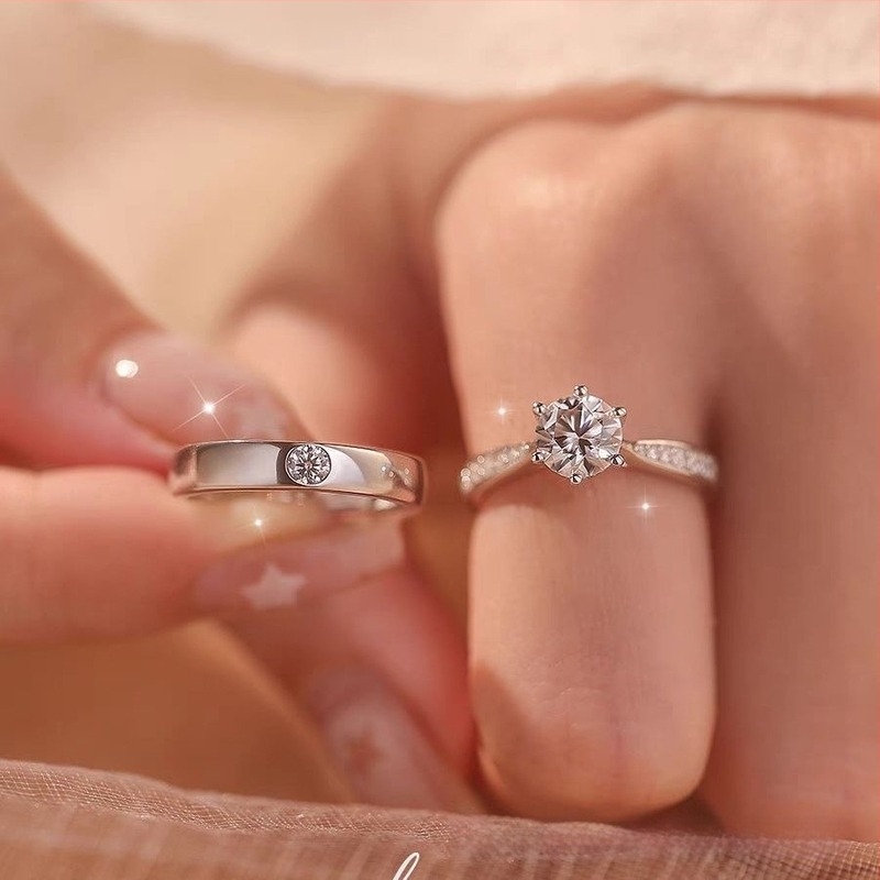 Nyitott párgyűrűk uniszex, réz alapanyag, Zenica, cirkón beépítés, modellek: Konstelláció, Korona, Szív, Virág