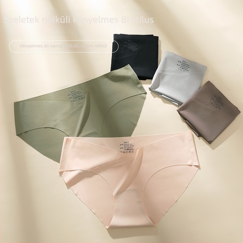 Kismama fehérnemű, varrás nélküli, lélegző, alacsony derék, pamut bélés, Nylon/Elasztán szövés