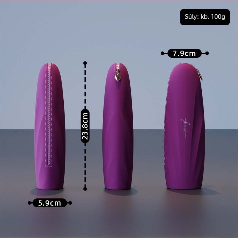 Sminkecset tároló táska, szilikonból készült, hordozható szervező utazáshoz és otthoni használatra