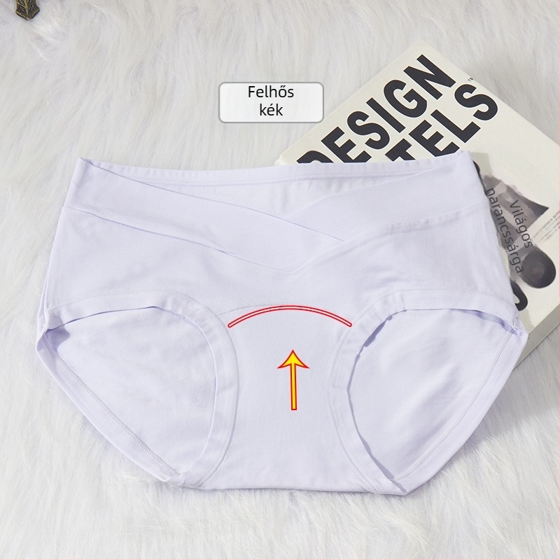 Terhes nőknek készült bugyi modal pamutból, lélegző és antibakteriális, középmagas derék, meghosszabbított szeméremrész viszkóz béléssel (80–90%)