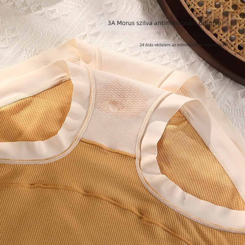 Kismama magas derekú alsónadrág hasi támasz, Modal-Viszkóz anyag, belső Mulberry selyem bélés, lélegző és antibakteriális