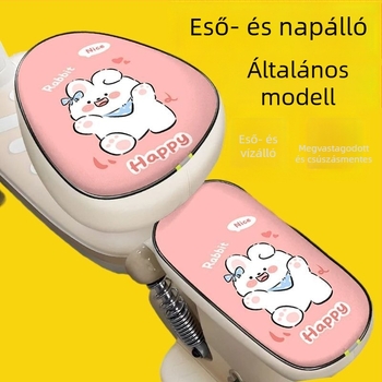 Elektromos kerékpár nyeregfedő – napfény- és esőálló, puha PU párna – kompatibilis az Aima és Yade elektromos kerékpárokkal