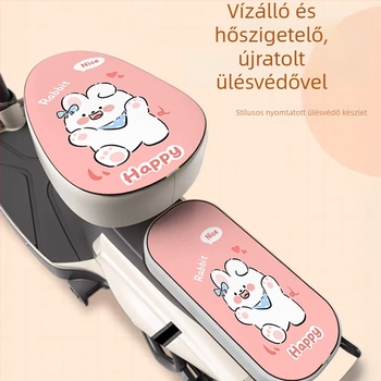 Elektromos kerékpár nyeregfedő – napfény- és esőálló, puha PU párna – kompatibilis az Aima és Yade elektromos kerékpárokkal