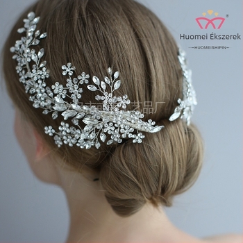 Rhinestone hajcsat, duckbill klips, eredeti dizájn, kézzel készített, modell J6223