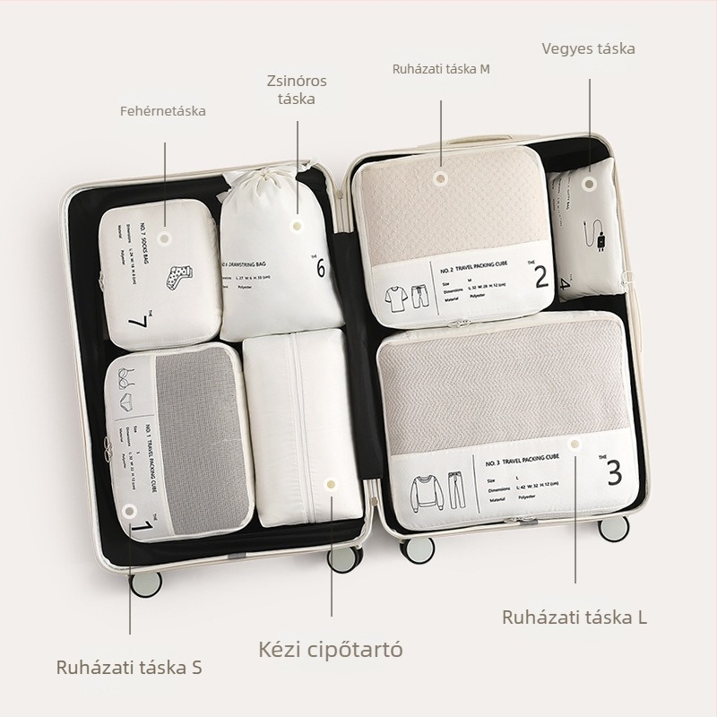 KITION G3 utazási tároló kocka – Wanda anyag, többfunkciós, modern minimalista stílus